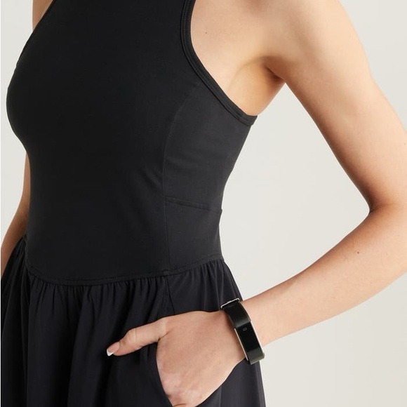 Nordstrom Zella Effortless Hybrid Racerback Midi Dress - Picture 3 of 9